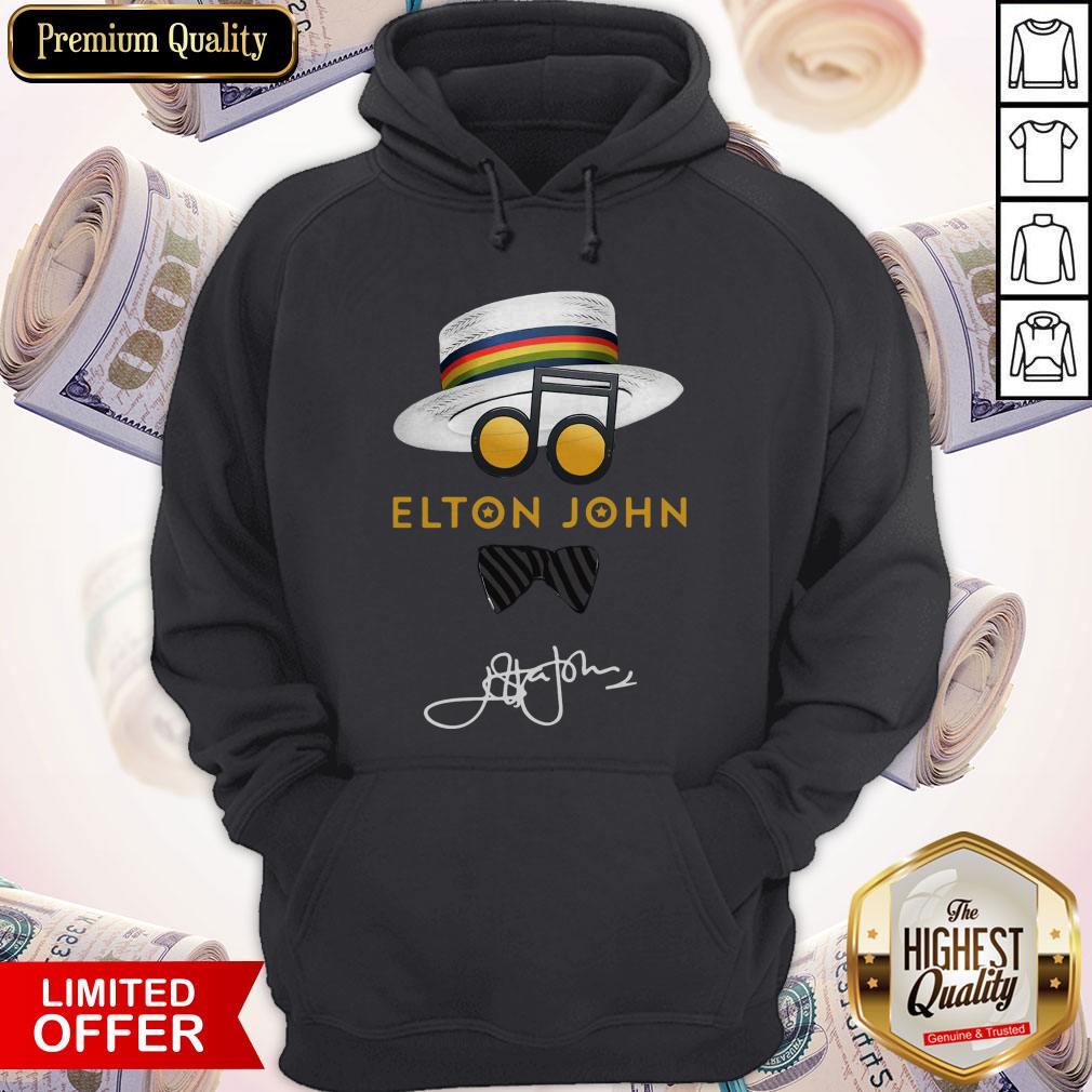 Nice Elton John Hat Signature Shirt