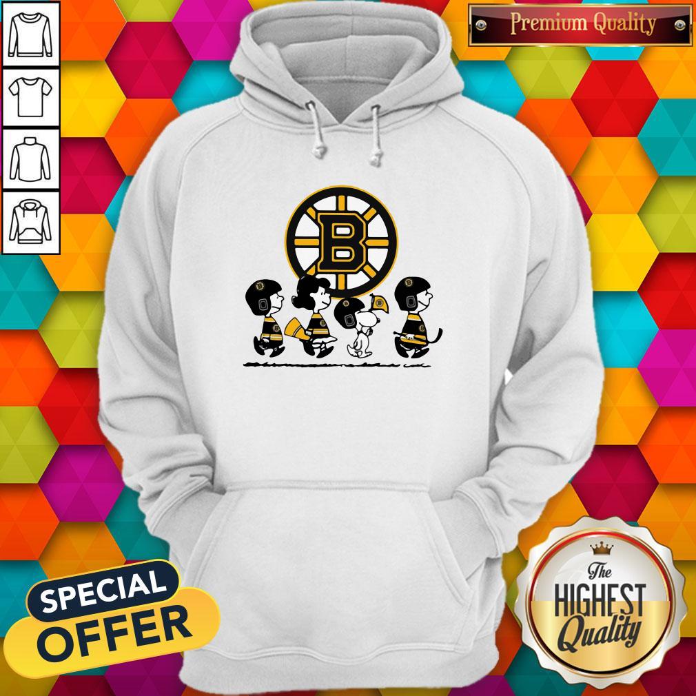 Peanuts Characters Boston Bruins Shirt