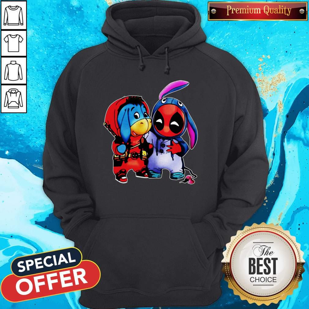 Perfect Baby Donkey And Deadpool Shirt