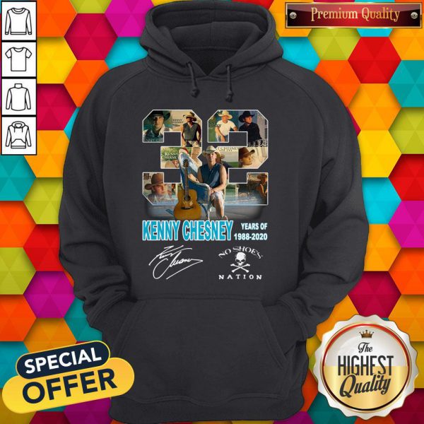 32 Kenny Chesney Years Of 1988 2020 Signature Shirt