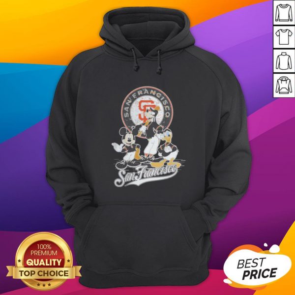 San Francisco Giants Mickey Mouse Cartoon Characters Shirt