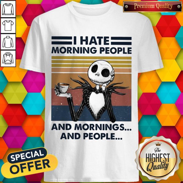 Top I Hate Morning People And Mornings And People Halloween Shirts