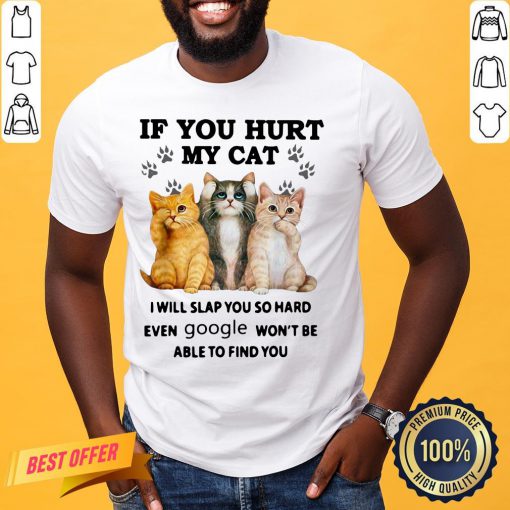 Hot If You Hurt My Cat I Will Slap So Hard Even Google Won’t Be Able To ...