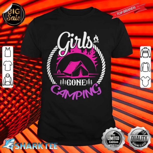 Camping Girl Gone Camping Classic Shirt