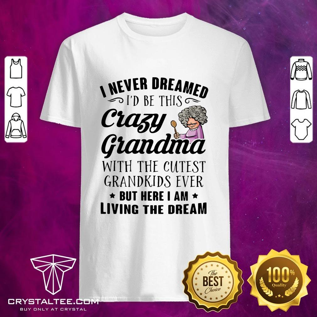 Good I Never Dreamed Crazy Grandma Shirt