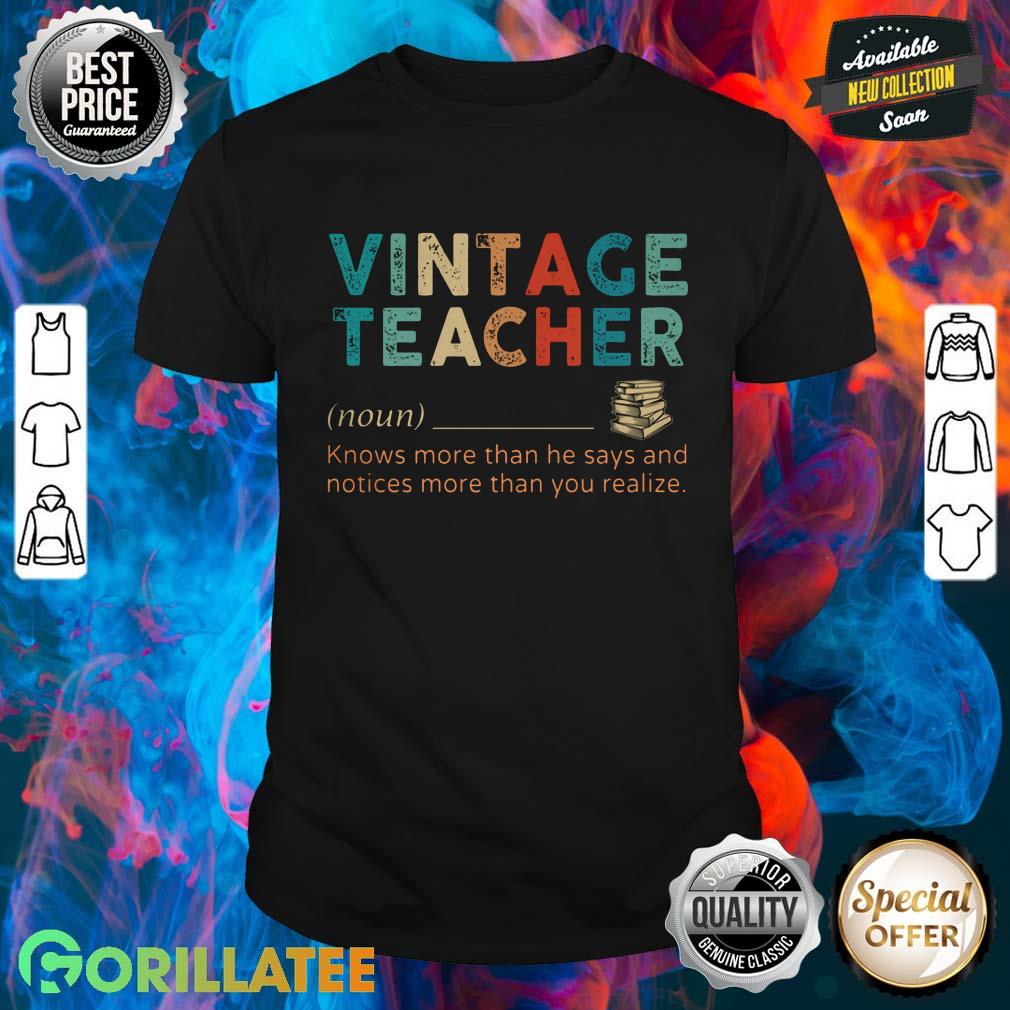Vintage Teacher Shirt