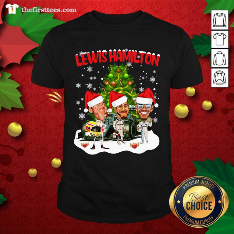 Lewis Hamilton Chibi Christmas Tree Shirt