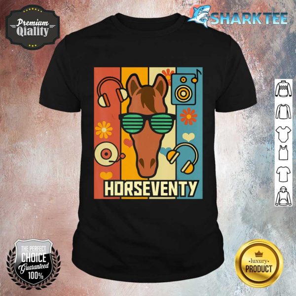 70s Outfits Seventies 70’s Party Horseventy Classic Shirt