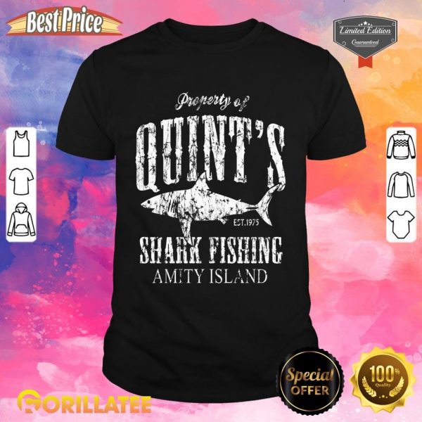 Quints Shark Fishing Amity Island Essential Shirt