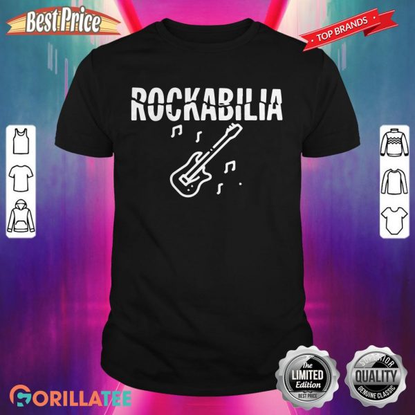 Rockabilia Guitar Music Shirt