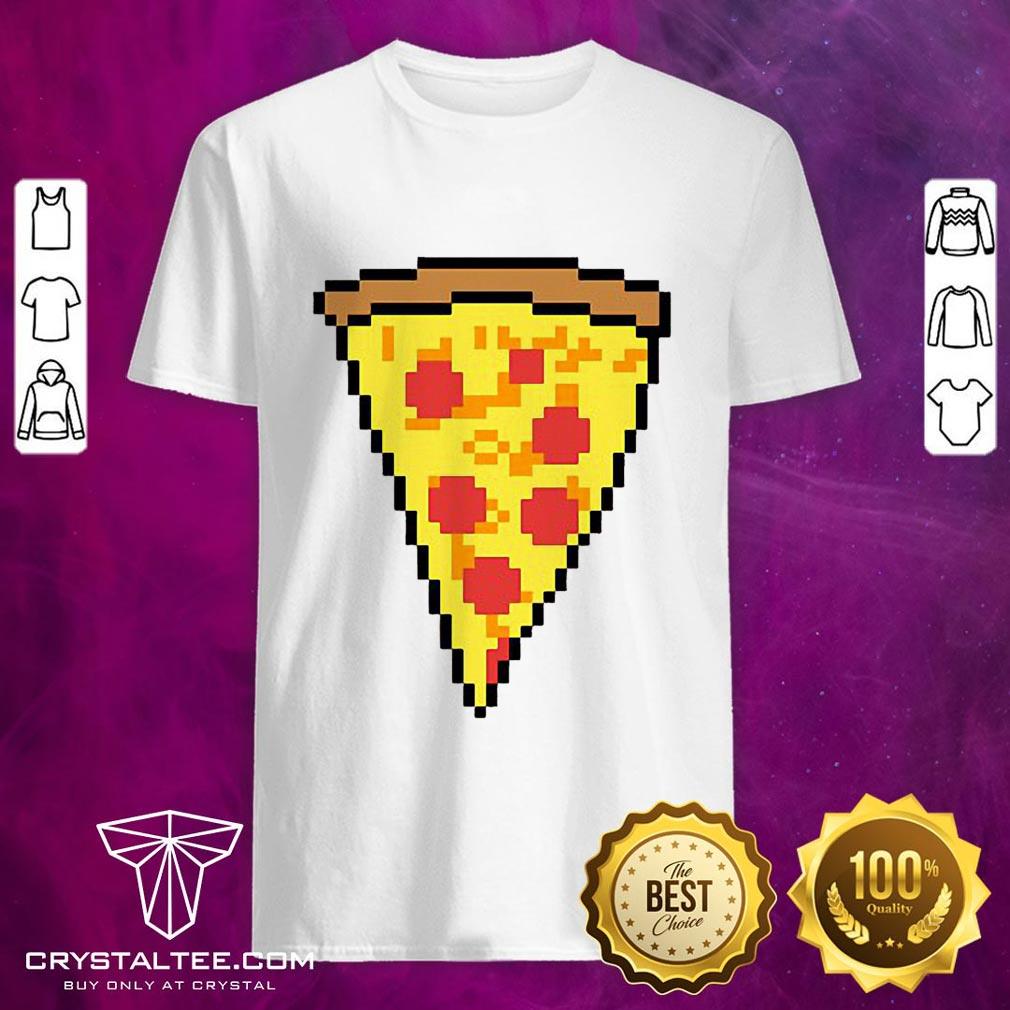 Pepperoni Pizza Slice Pixel Art Classic Shirt
