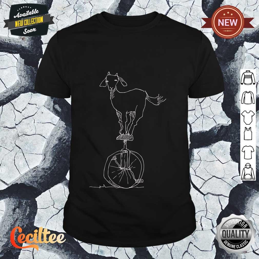 Goat on a unicycle Classic Shirt