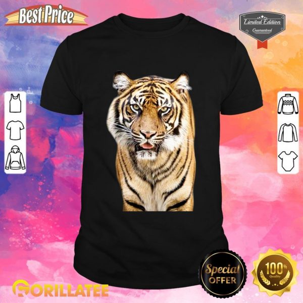 Tiger Chiffon Top Shirt