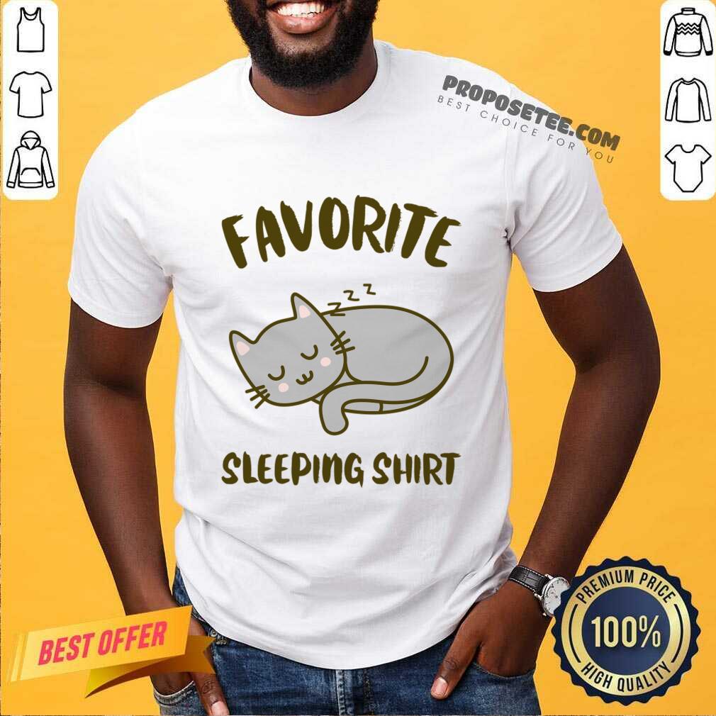Favorite Sleeping Cat Shirt