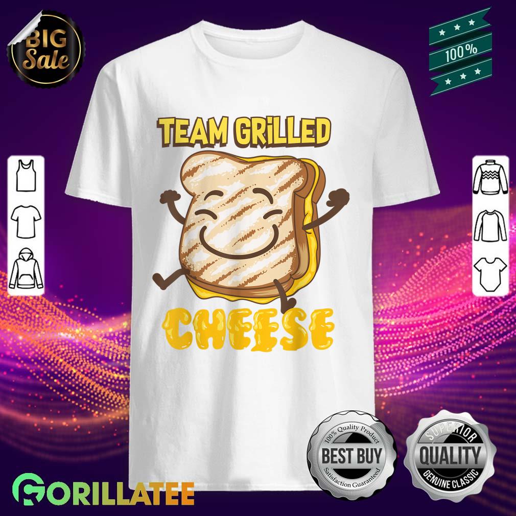 Team Grilled Cheese Cute Love Grilled Cheddar Gift Shirt