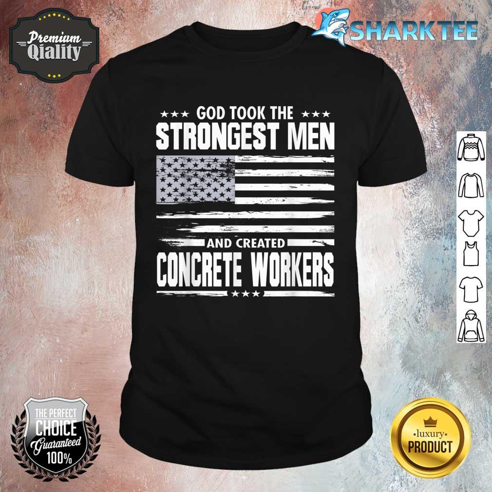 American Concrete Workers Union Worker Proud Loving Shirt