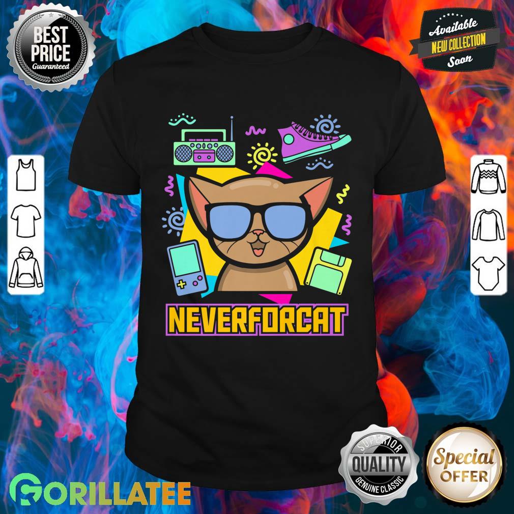 Neverforcat Cat 90s Premium Shirt