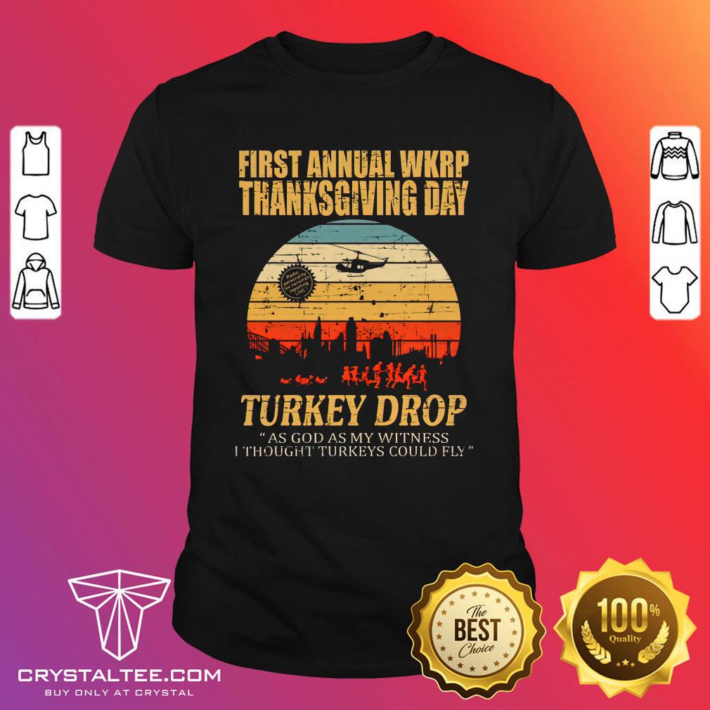 Thanksgiving Wkrp Turkey Drop Shirt