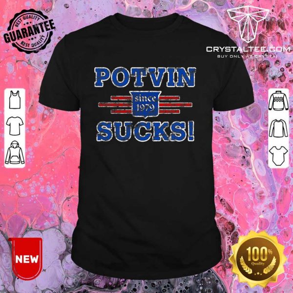 Potvin Sucks 1979 Vintage New York Shirt