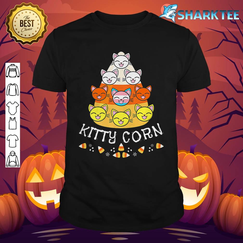 LGBTQ Transgender Halloween Fall Cat Candy Corn Kitty Corn Premium Shirt