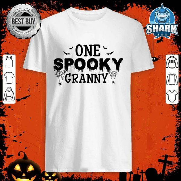 Womens One Spooky Granny Group Matching Family Halloween Costumes Premium T-Shirt