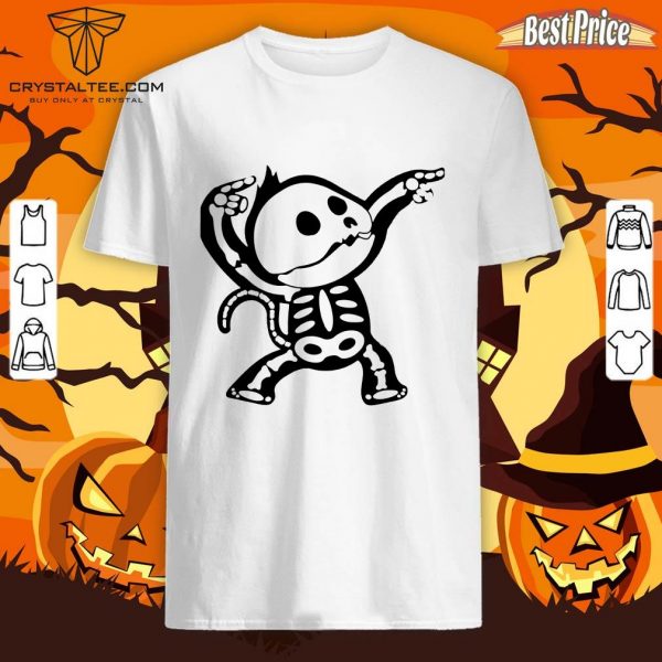 Skeleton Monkey Halloween Shirt