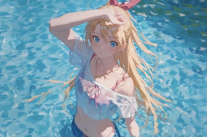 Ảnh anime mùa hè cute Ảnh anime cute mùa hè