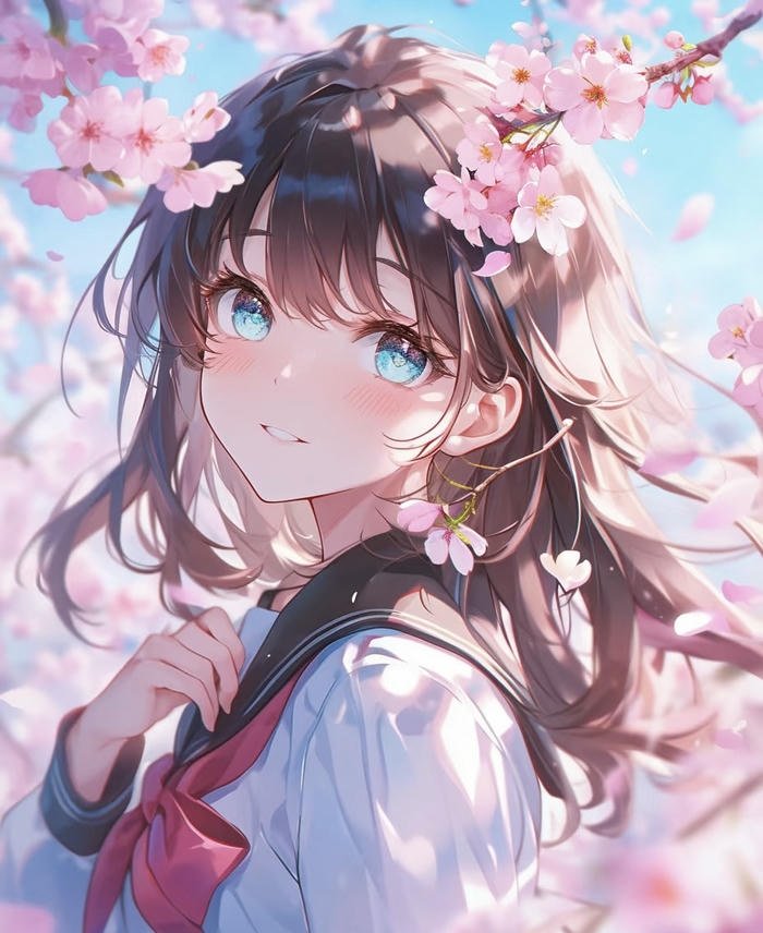 Ảnh anime cute nụ cười tỏa nắng Ảnh anime cute nụ cười tỏa nắng