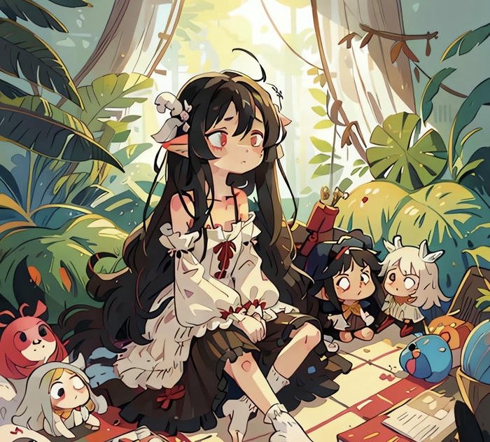 Ảnh anime girl đẹp lung linh Ảnh anime girl đẹp lung linh