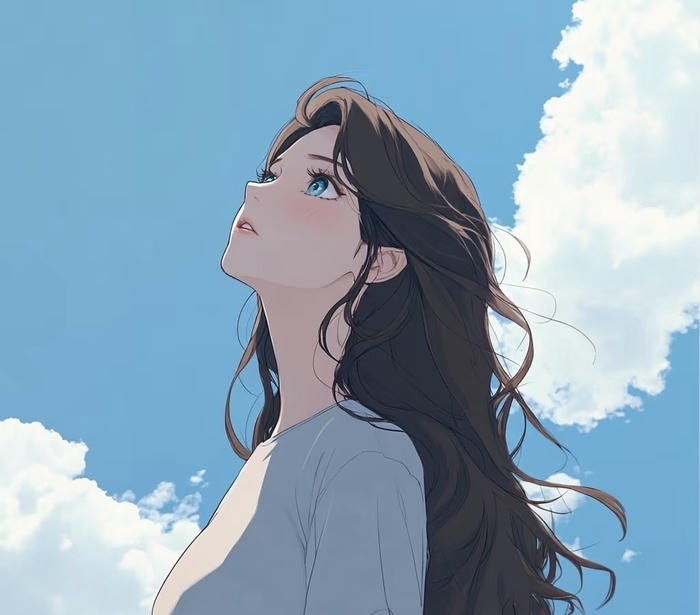 Ảnh anime girl tóc dài Ảnh anime girl tóc dài