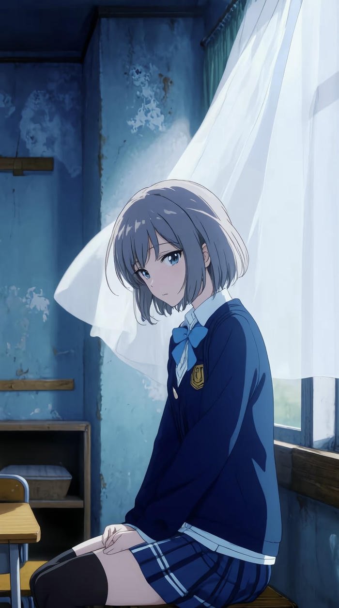 Ảnh anime học sinh đi học Ảnh anime học sinh đi học