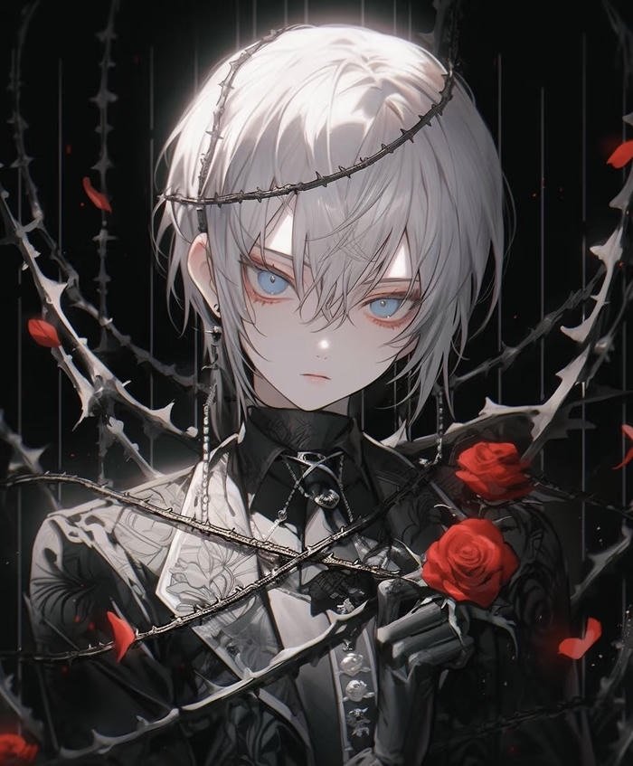 Anime boy ngầu đen Anime boy ngầu đen