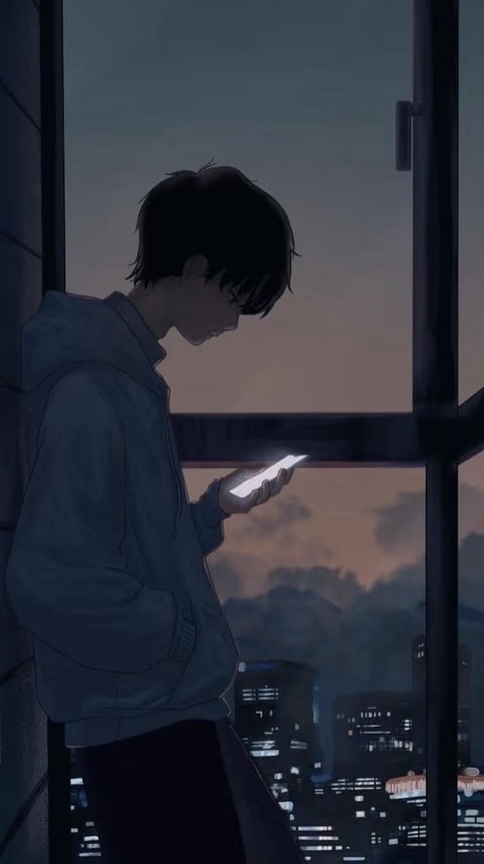 Anime cô đơn nam Anime cô đơn nam