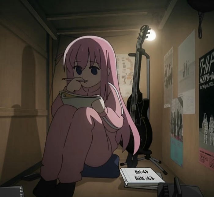 Anime cô đơn trong phòng Anime cô đơn trong phòng