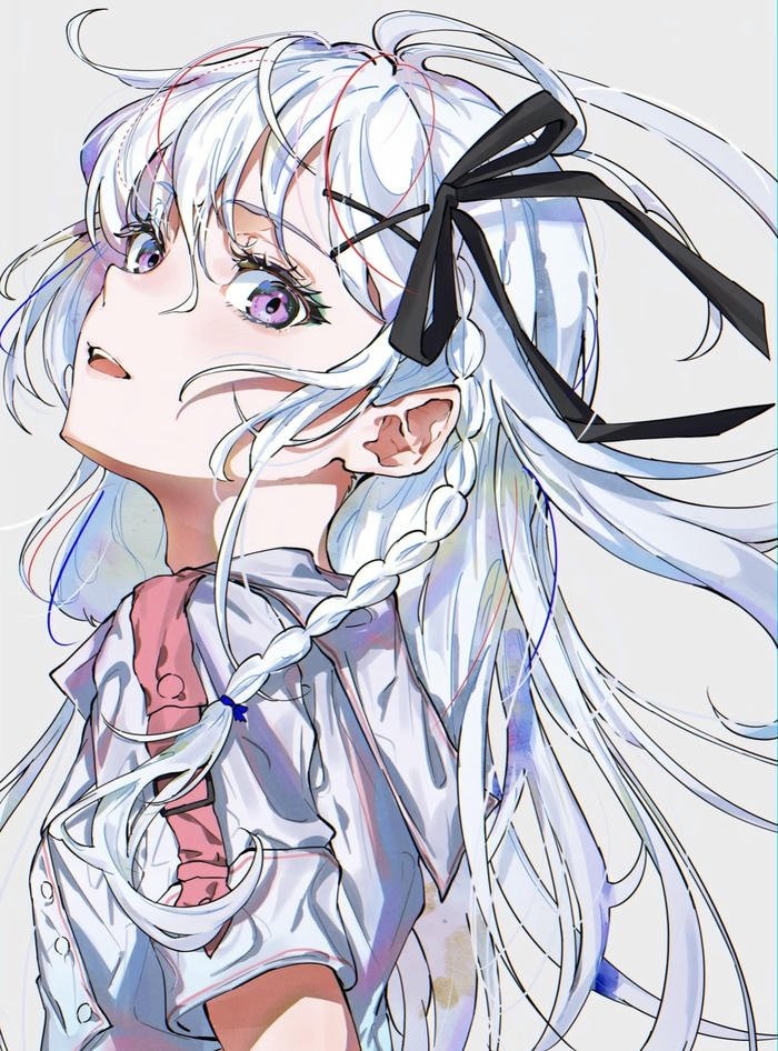 Anime girl cute chill Anime girl cute chill