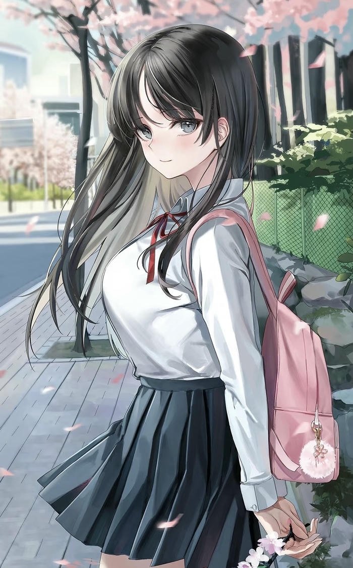 Anime girl xinh tự nhiên Anime girl xinh tự nhiên