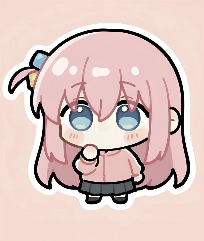 Hình anime chibi màu sắc Hình anime chibi màu sắc