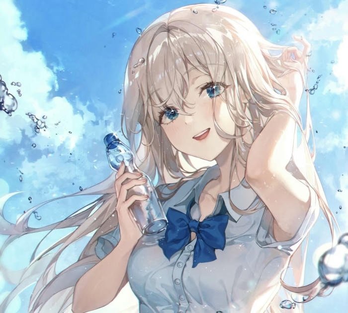 Hình anime girl đẹp dịu dàng Hình anime girl đẹp dịu dàng