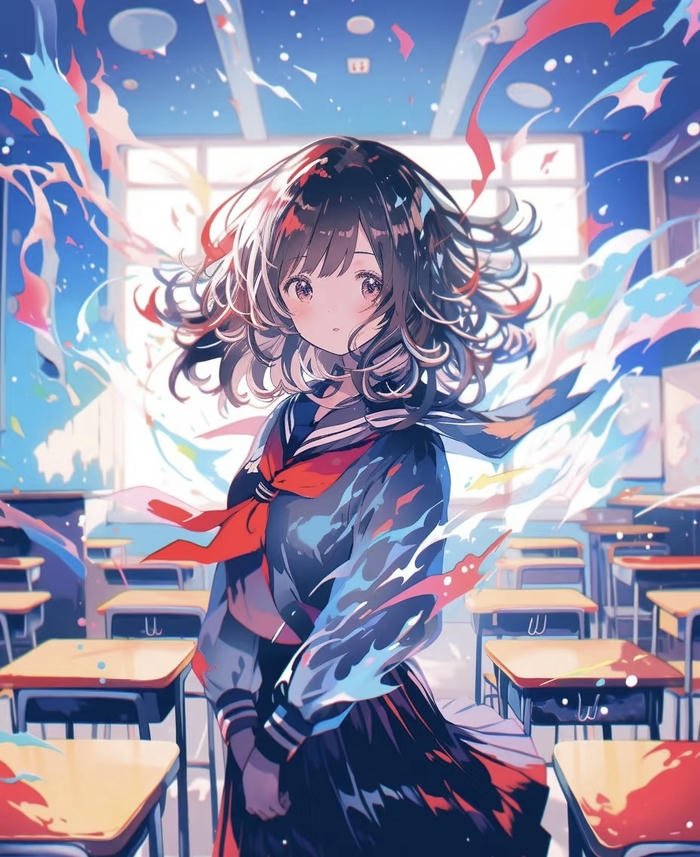 Hình anime học sinh lãng mạn Hình anime học sinh lãng mạn