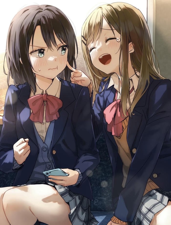 Hình anime học sinh và bạn bè Hình anime học sinh và bạn bè