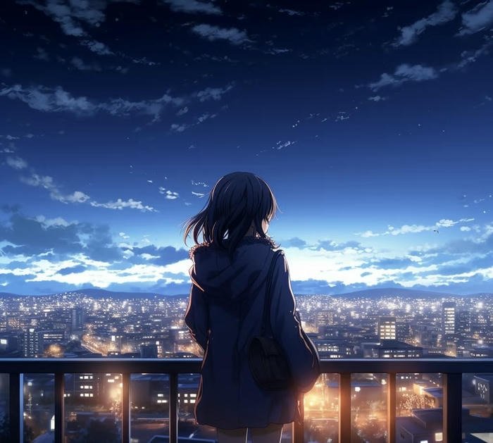 Hình anime lạnh lùng cô độc Hình anime lạnh lùng cô độc