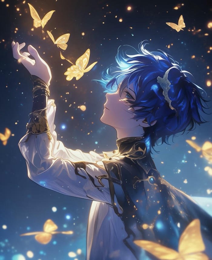 Hình anime nam cô đơn Hình anime nam cô đơn