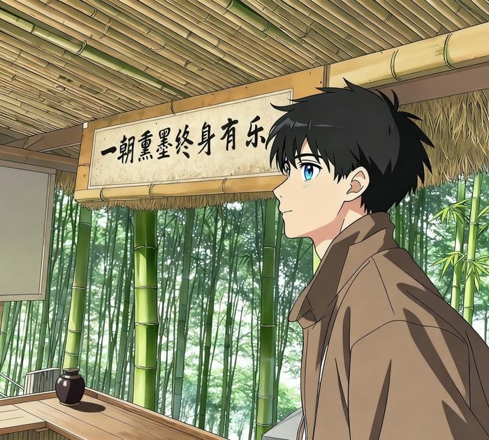 Hình anime nam nhìn xa xăm Hình anime nam nhìn xa xăm