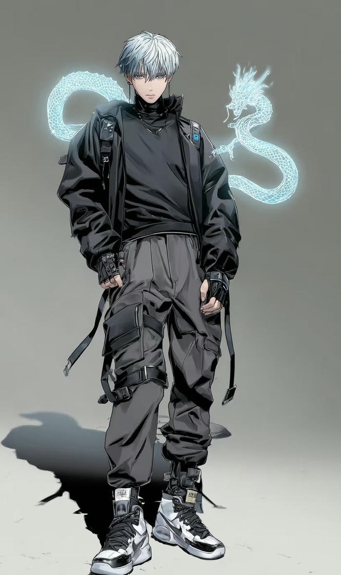 Hình anime nam tóc xanh Hình anime nam tóc xanh