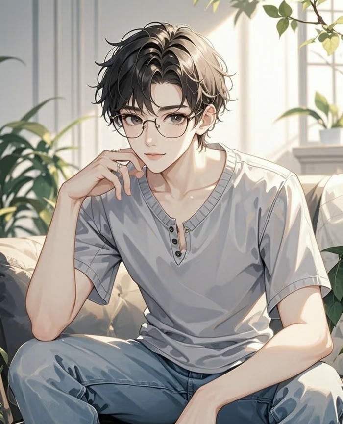 Hình anime nam trong mưa Hình anime nam trong mưa