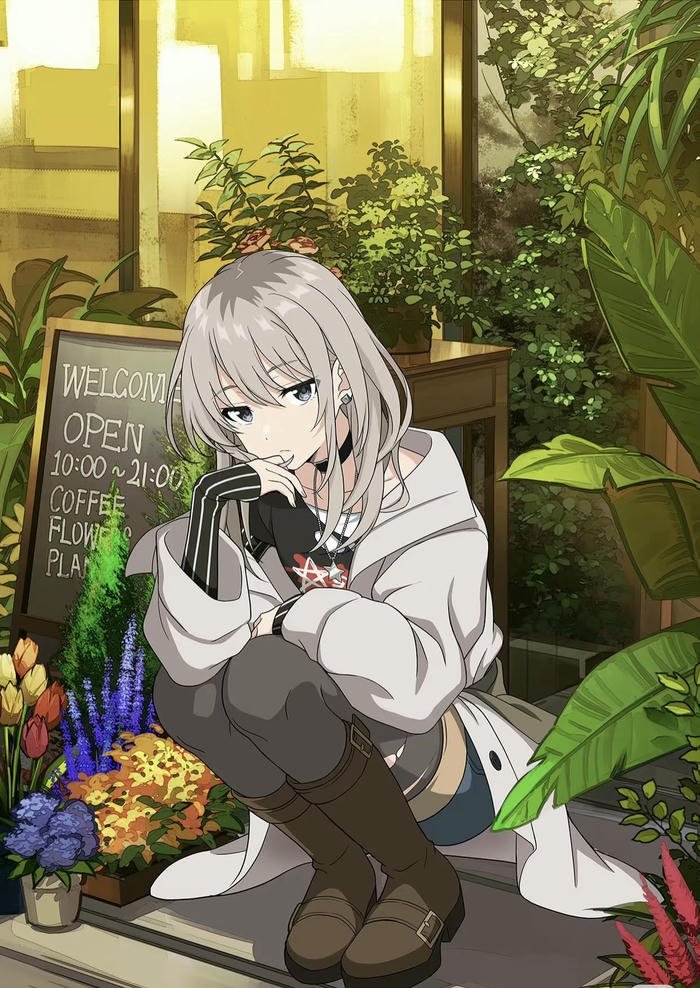 Hình anime nữ buồn lãng mạn Hình anime nữ buồn lãng mạn