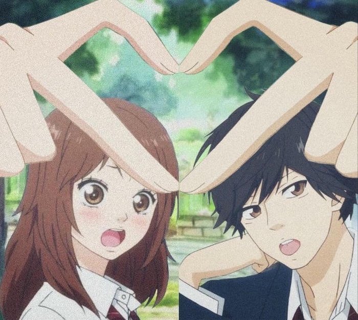 Hình anime tình yêu trong sáng Hình anime tình yêu trong sáng