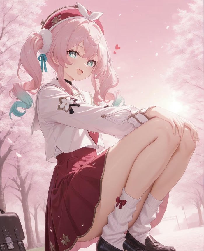 Tranh anime học sinh