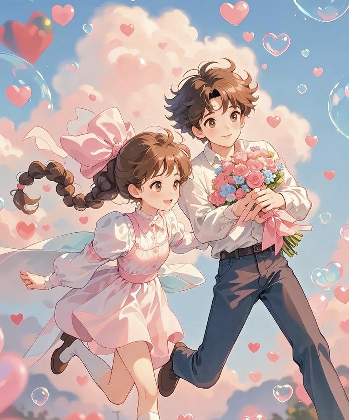 ảnh anime cặp đôi chill ảnh anime couple chill