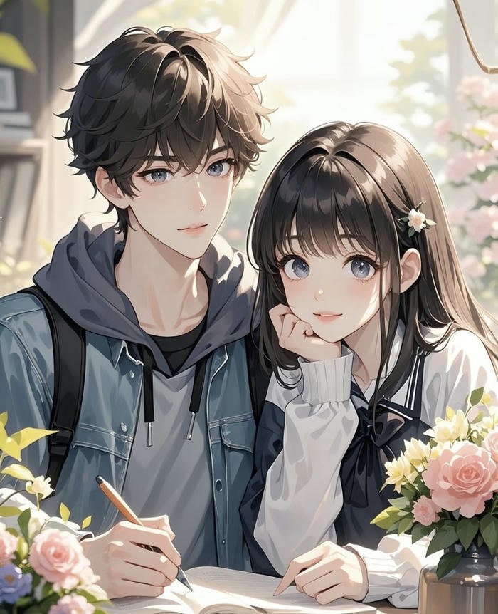 ảnh anime đôi thân mật